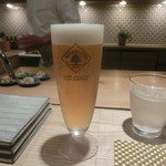 鮨 巳之七 - 生ビール
