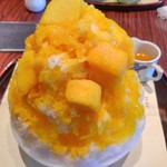 菊水茶廊 本店 - マンゴーミルクかき氷