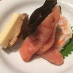 魚道場 - 先付けの盛り合わせ？かな