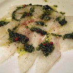 Torattoria Amazza - 真鯛のカルパッチョ