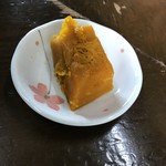 森庵 - 煮かぼちゃサービス