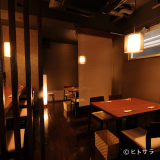 Authentic Japanese-style meal at a reasonable price in a calm space where jazz plays...