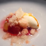 TACUBO - ピオーネとワインゼリーとヨーグルトジェラート