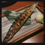 千年の宴 - 秋刀魚の塩焼き 430円