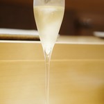 鮨 さいとう - シャンパンで