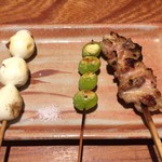 とり喜 - 白玉 + ぎんなん + ぼんぼち