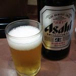 寿しよし - 中瓶ビール 626円 2017年9月