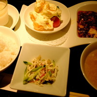 過門香 銀座本店 - “重慶式麻婆豆腐 & 大海老の特製マヨネーズ炒め”