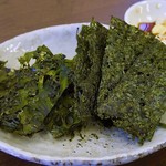 磯料理　みやした - 焼岩のりとはばかり