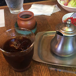 さふらん - 2017年9月。セットのアイスコーヒー。