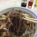 いろは本店 - 肉そばアップ