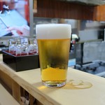 家庭料理 小川 - 生ビール