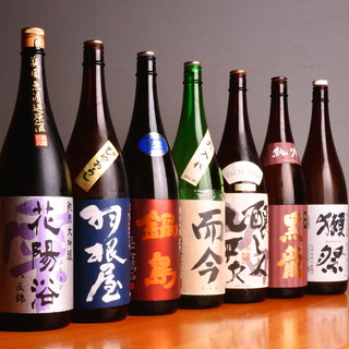 日本酒や焼酎などのお飲物を多数ご用意