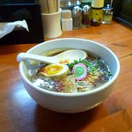 麺屋 高橋 - 3月30日の限定チャリティーラーメン「辛い正油」（600円）