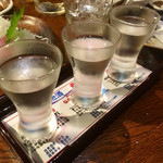 横浜西口 居酒屋さがみ - 日本酒飲み比べセット