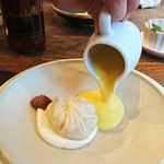 organ - 豚肉のコンフィの包み蒸し とうもろこしのスープ