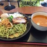 らーめん仙代 - 旨辛つけ麺 中 ¥850 煮卵トッピング