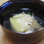 湖里庵 - 鱸と冬瓜の椀