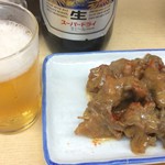 正宗屋 - 大瓶＆土手焼き390円×2はお約束