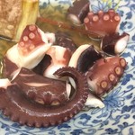 正宗屋 - お母ちゃんに切ってもろたタコ