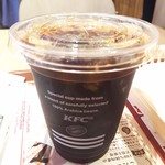 ケンタッキーフライドチキン - アイスコーヒーS、クーポンを使って100円です