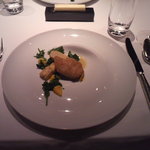 フロリレージュ - 【2011.3.3ディナー】野菜の前菜（筍、菜の花、蛤のフリット）