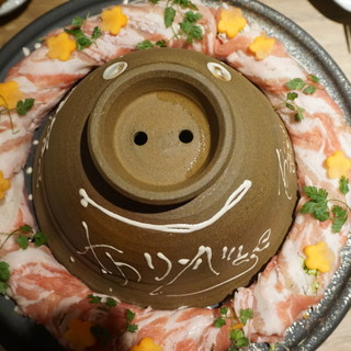 名物『Boodeリング鍋』＆『ベジ豚串巻き』