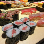 板前寿司 - ⑫鉄火巻きアップ