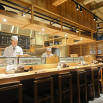 板前寿司 六本木店 - ④１階店内