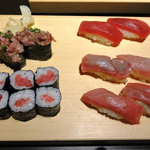 板前寿司 - ⑨板前本まぐろづくしセット