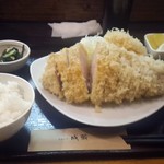 特ロース定食+ヒレカツ単品
