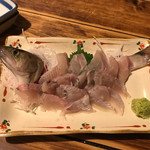 居酒屋 しんざん - 岩魚の刺身