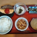 盛岡月が丘食堂 - 朝食セット（３５０円）