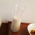 Guranora Kakuki Wenzudei Maruyamaten - 牛乳ではなく豆乳にしました♪。