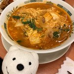 日高屋 - チゲ味噌ラーメン Ramen with Korean Stew and Miso Flavor Soup at Hidaka-ya, JR Shin-Sugita！♪☆(*^o^*)