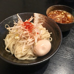 麺座 かたぶつ - みそつけめん大盛 味だし玉子TP