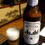 うなぎ 川松 - ビール大瓶：670円