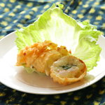 げんこつ - エビの春巻きチーズ揚げ