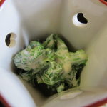 虎屋 壺中庵 - 菜の花の胡麻和え