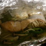 喜多郎寿し - 秋鮭のホイル蒸し