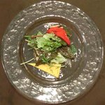 チェルバイア - プランツォＡ　1200円 のサラダ仕立ての前菜