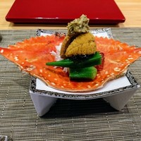 照寿司 - 豊前前の渡り蟹と藍島のウニ