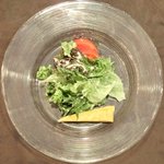 チェルバイア - プランツォＡ 1200円 のサラダ、オムレツ、トマト