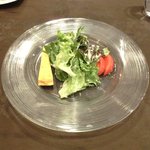 チェルバイア - プランツォＡ 1200円 のサラダ、オムレツ、トマト