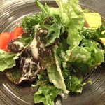 チェルバイア - プランツォＡ 1200円 のサラダ、オムレツ、トマト