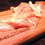 キッチャーノ - 本日のランチ 1200円 の切り立てのパルマ産特製生ハム