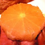 キッチャーノ - 本日のランチ 1200円 の鴨胸肉のロースト オレンジ風味