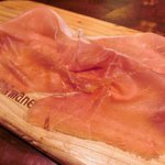 キッチャーノ - 本日のランチ+カフェ 1500円 の切り立てのパルマ産特製生ハム