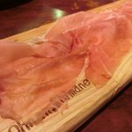 キッチャーノ - 本日のランチ+カフェ 1500円 の切り立てのパルマ産特製生ハム