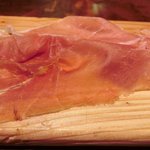 キッチャーノ - 本日のランチ+カフェ 1500円 の切り立てのパルマ産特製生ハム